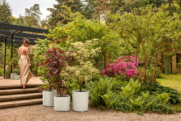 eden aquacare high 40cm blanc lin